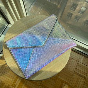 Rebecca Minkoff Metallic Envelope Clutch